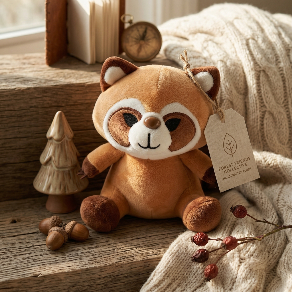 Red Panda Plush Toy – Cute Stuffed Animal Collectible