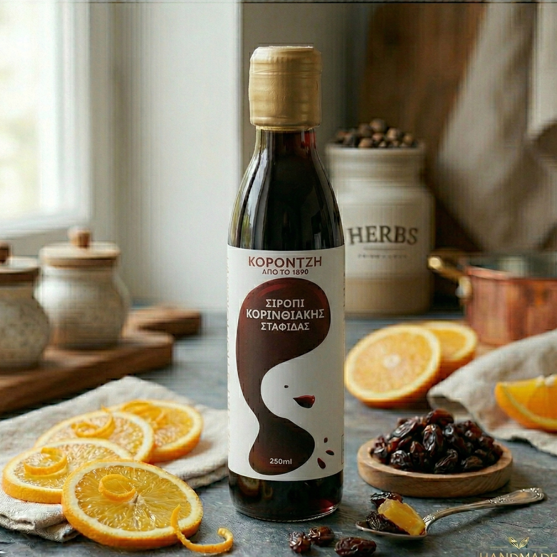 Koronitz Greek Corinthian Currants Syrup – Natural Sweetener