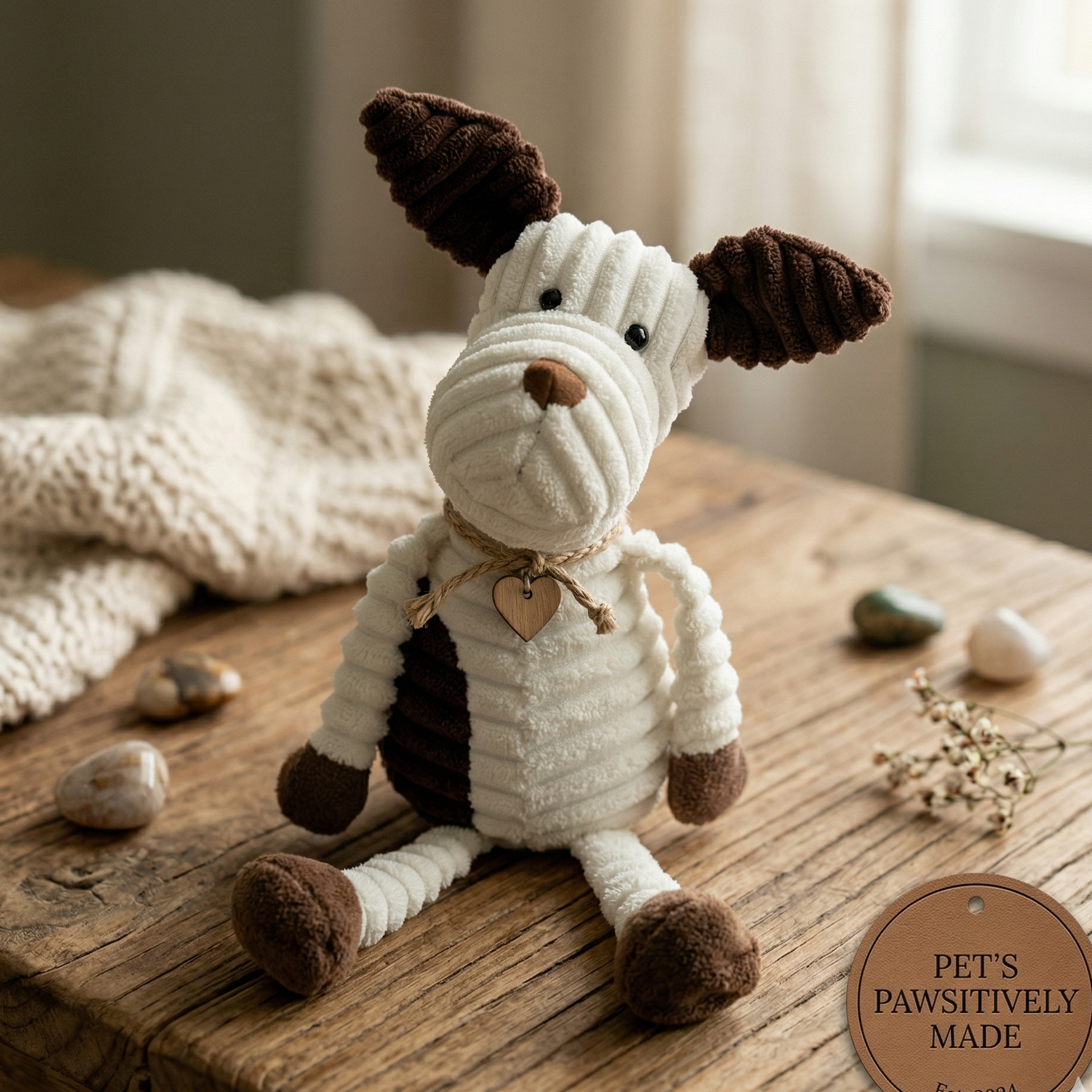 Soft Plush Cutie Puppy Stuffed Animal Toy – Medium Size (10" to 14")