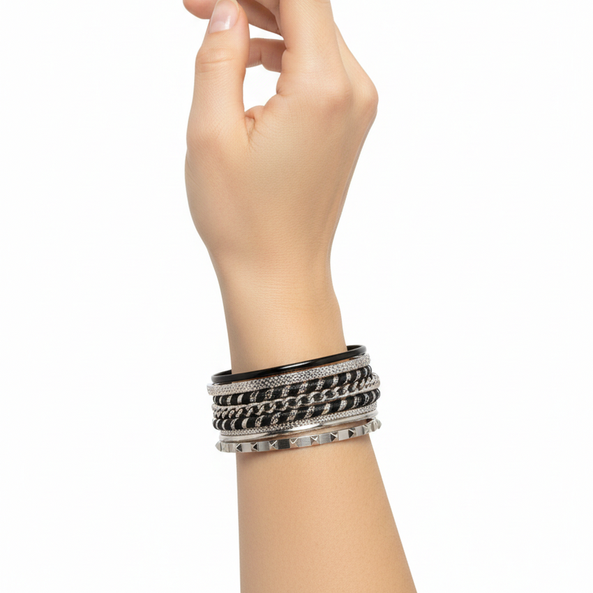 Citrine Mosaic Wrap Cuff