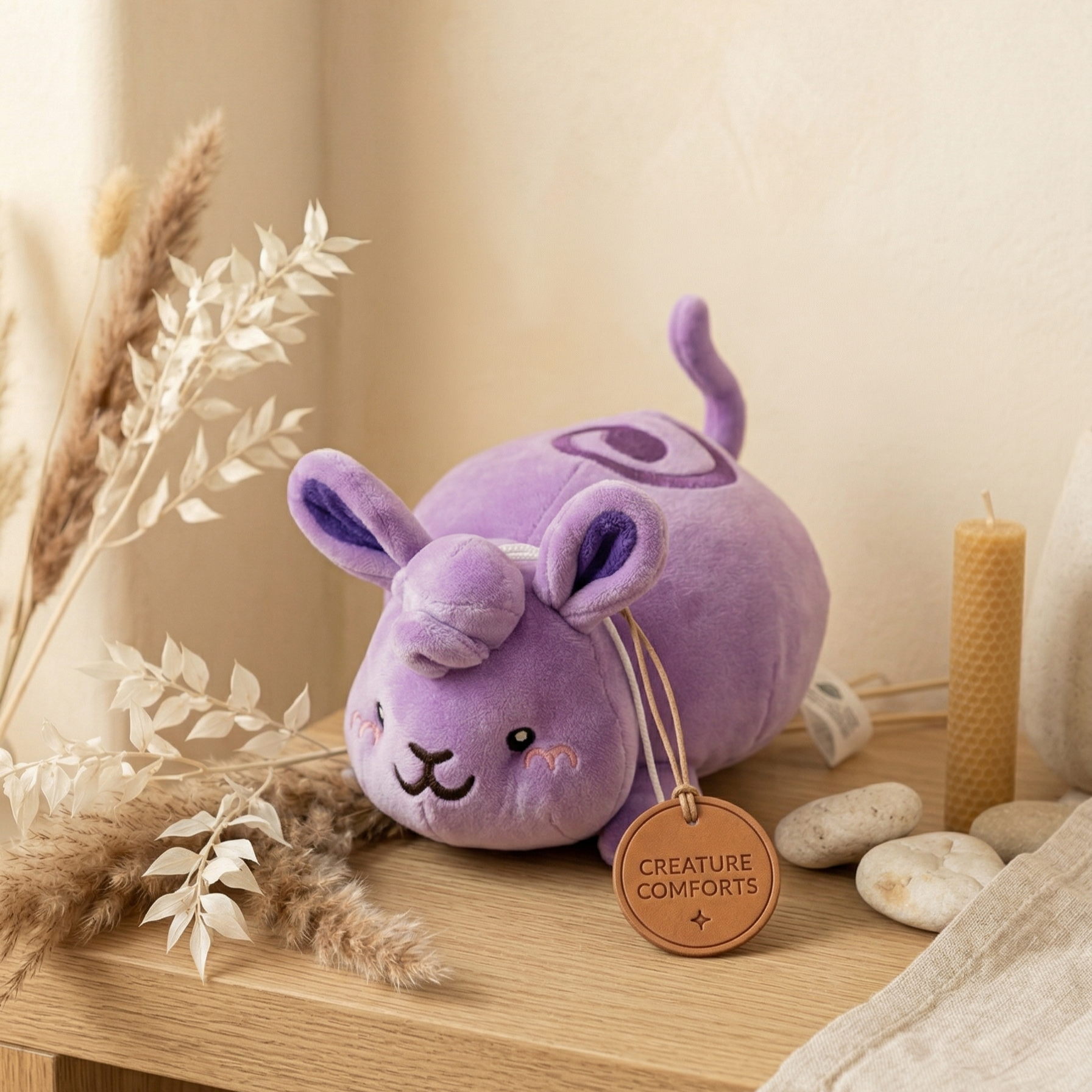 Soft Plush Purple Bunny Rabbit Stuffed Animal Toy – Medium Size (10" to 14")