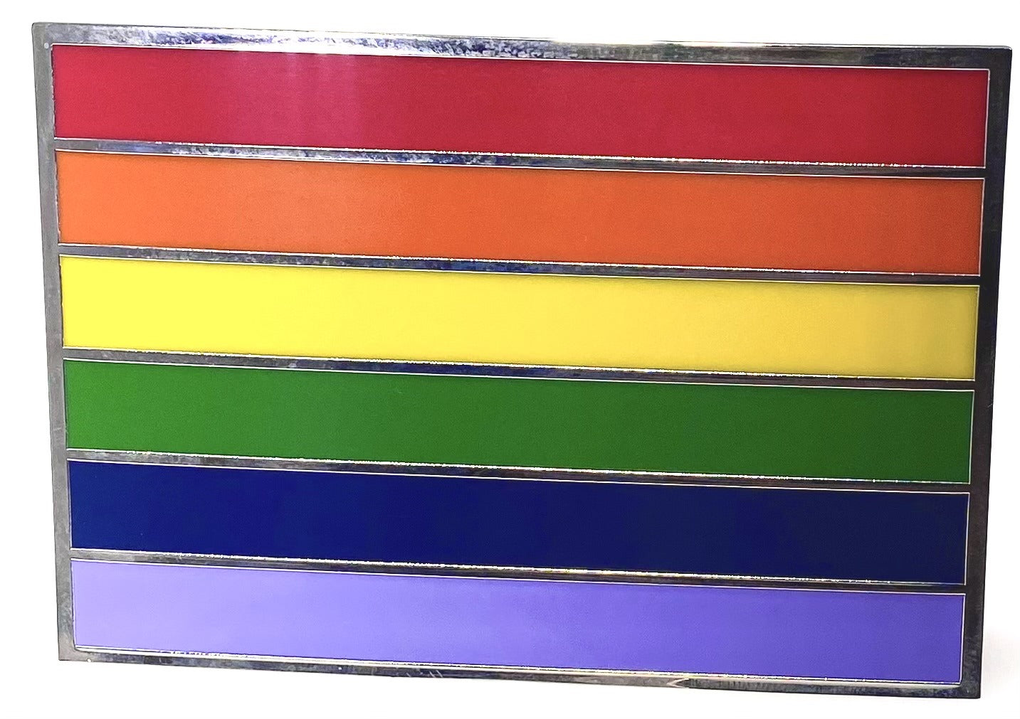Rainbow Pride Flag Belt Buckle