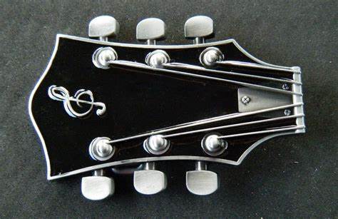 Guitar Headstock Belt Buckle