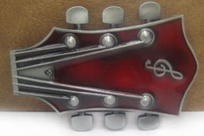 Guitar Headstock Buckle - Red