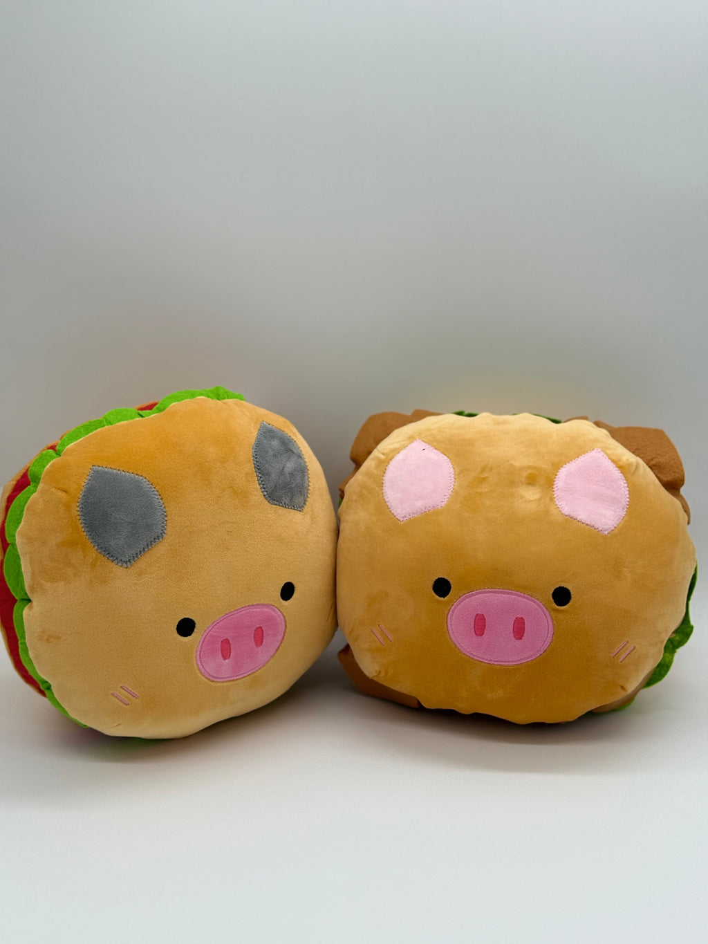 HAMBURGER PLUSH TOY - Cute Food Plush Pillow Blue