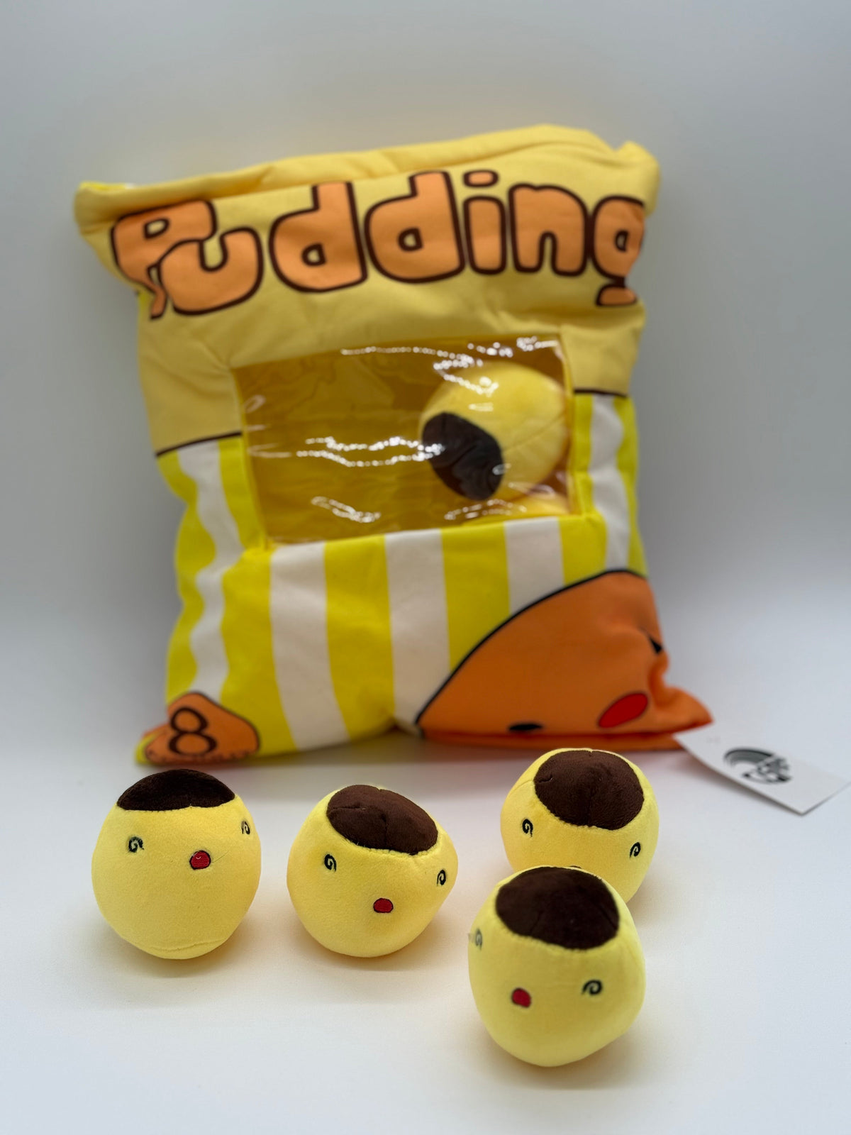 Zippered DUCK Plush Pillow Gift Throw Pillow with 8 Little Duck Dolls 14 x 18 Inches