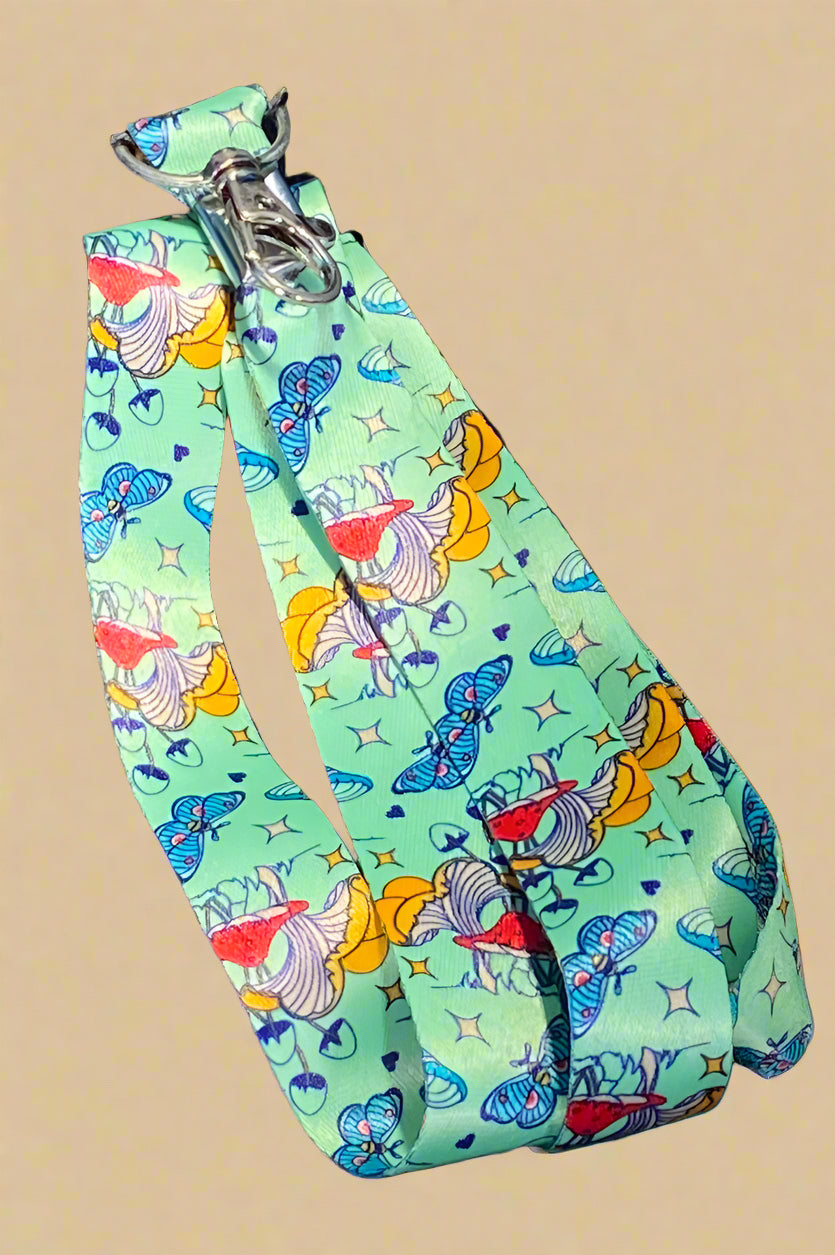 LANDYARD BUTTERFLY N FLOWERS