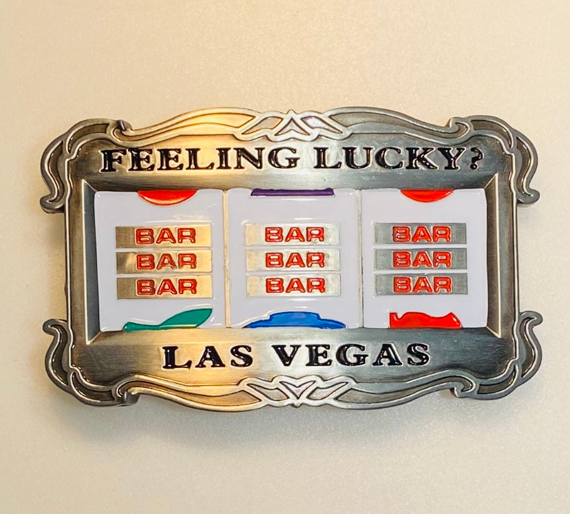 Feeling Lucky Las Vegas Buckle