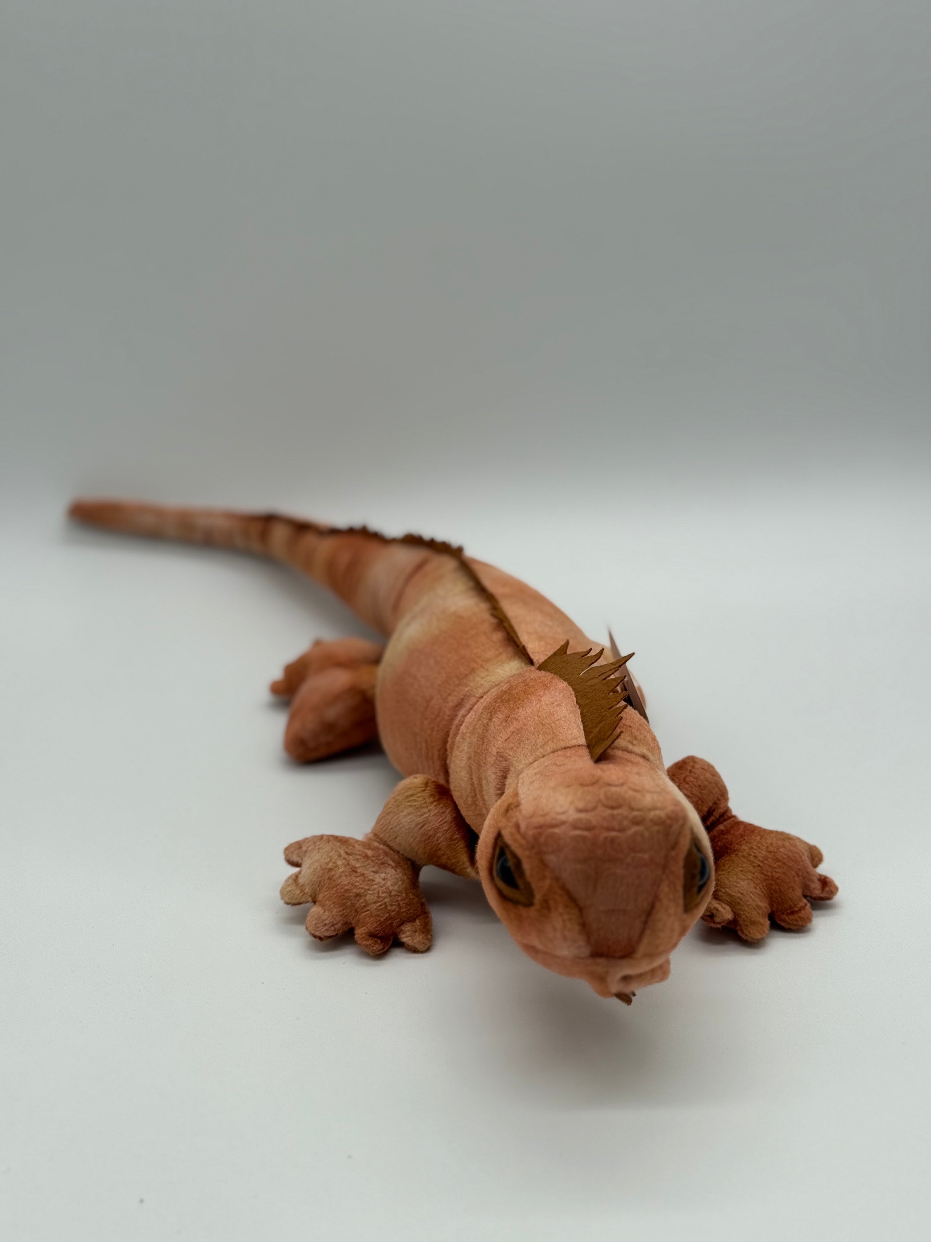 Bearded Dragon Plush Toy – Large Lizard Stuffed Animal, 12–14"