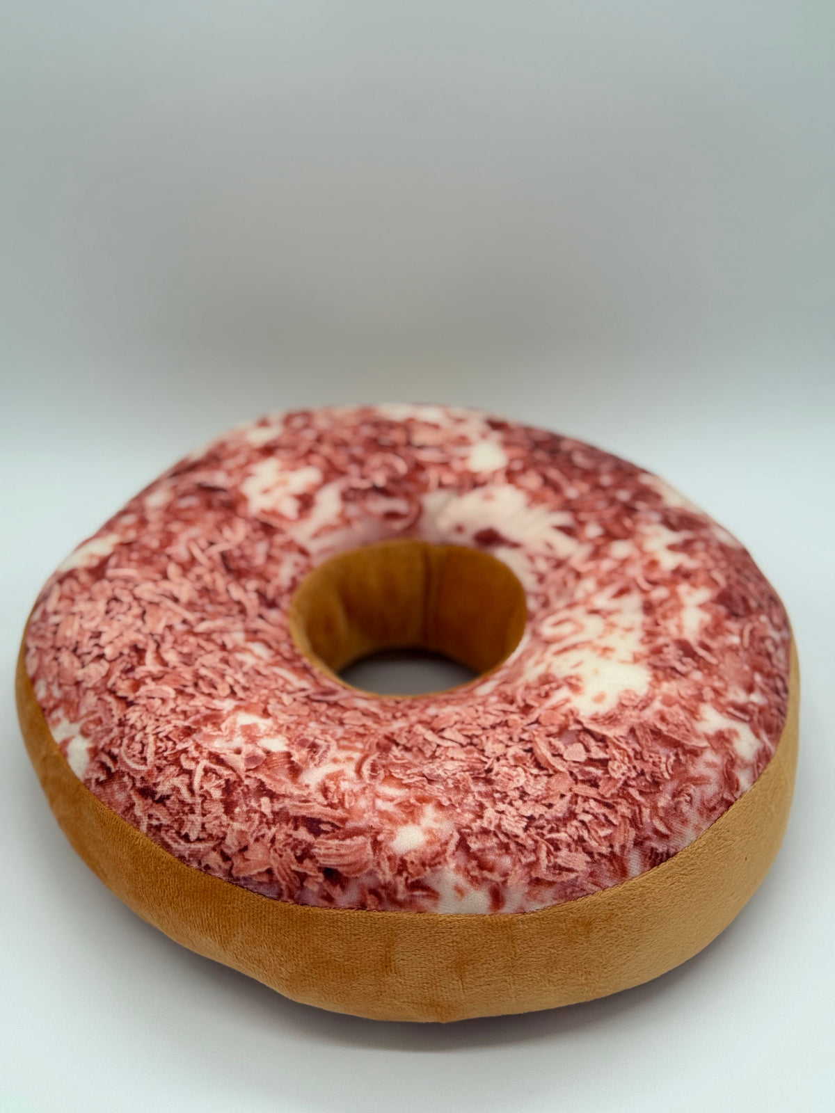 DONUT'S RAINBOW SPRINKLES Pillow for Sitting Round Throw 15x4