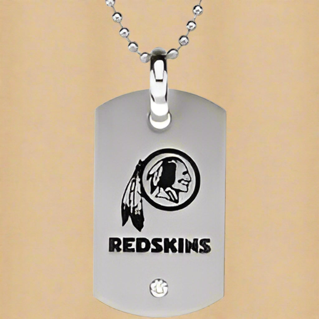 Washington Redskins old School Dog Tag Necklace