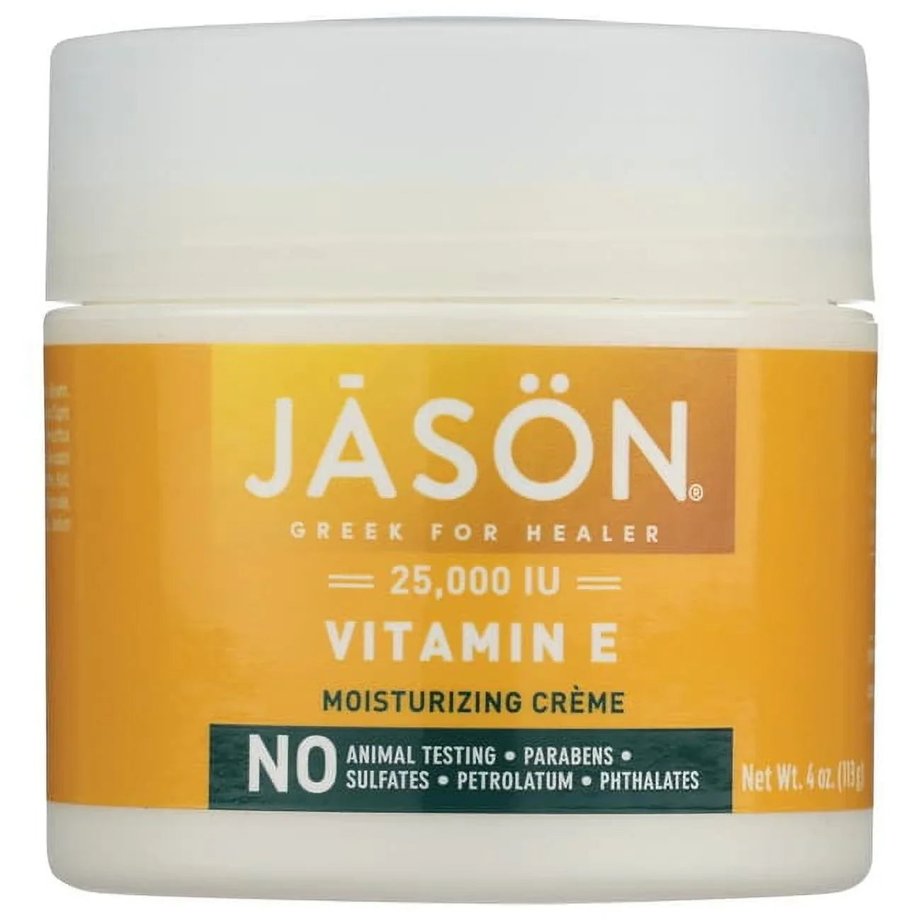 JASON Age Renewal Vitamin E 25,000 IU Moisturizing Crème, 4 Ounce Container
