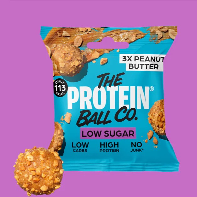 The Protein Ball Co. Low Sugar Peanut Butter Protein Balls – Gluten Free Snack