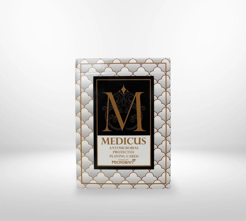 Casino Playing Cards with Poker protective Protected Medicus Desk of Card (WHITE)