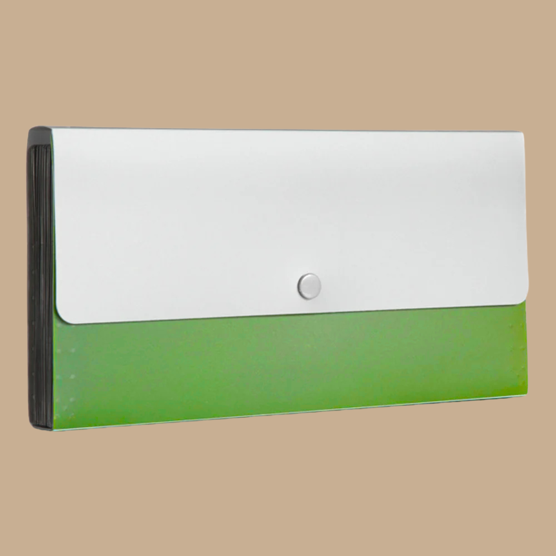 Small Accordion File Organizer A6 - Green