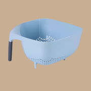 2 Pcs Kitchen Strainers Set (Blue and Gray) - Hammerhead LLC.
