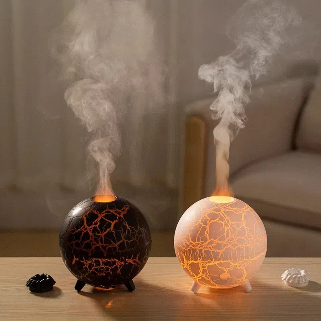 3-in-1 Aromatherapy Humidifier with 7-Color Lights (White) - Hammerhead LLC.