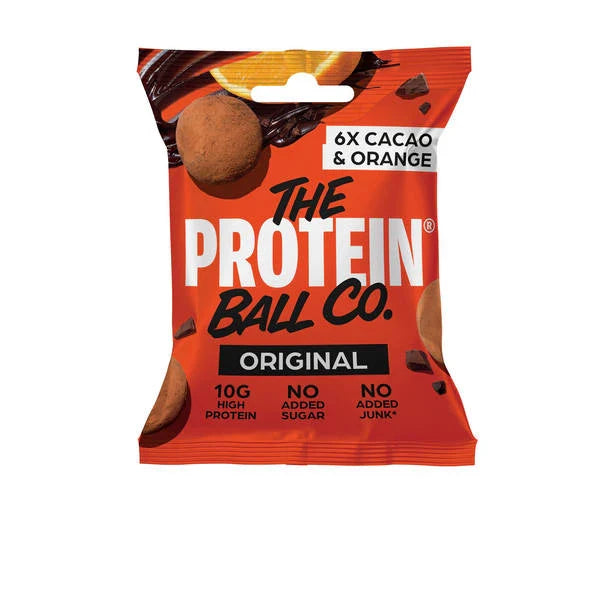 The Protein Ball Co. Original Cacao Orange Protein Balls – Gluten Free Snack