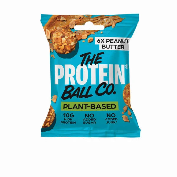 The Protein Ball Co. Plant-Based Peanut Butter Protein Balls – Vegan Gluten Free Snack