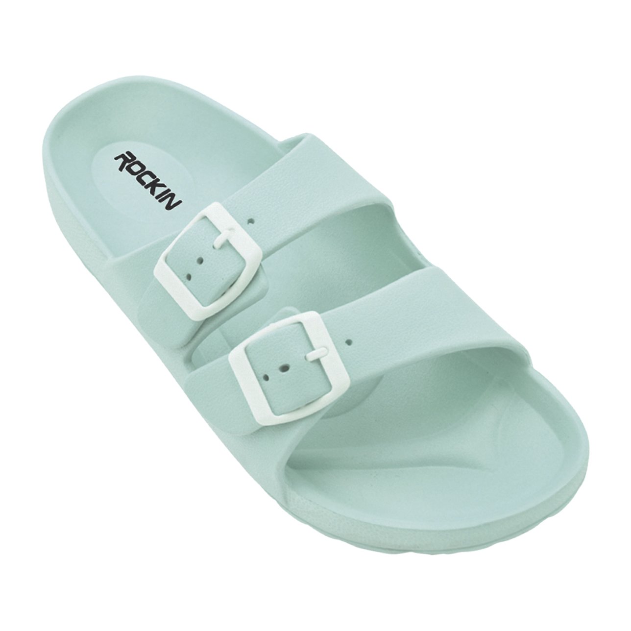 Huntington Buckle Slides- Mint