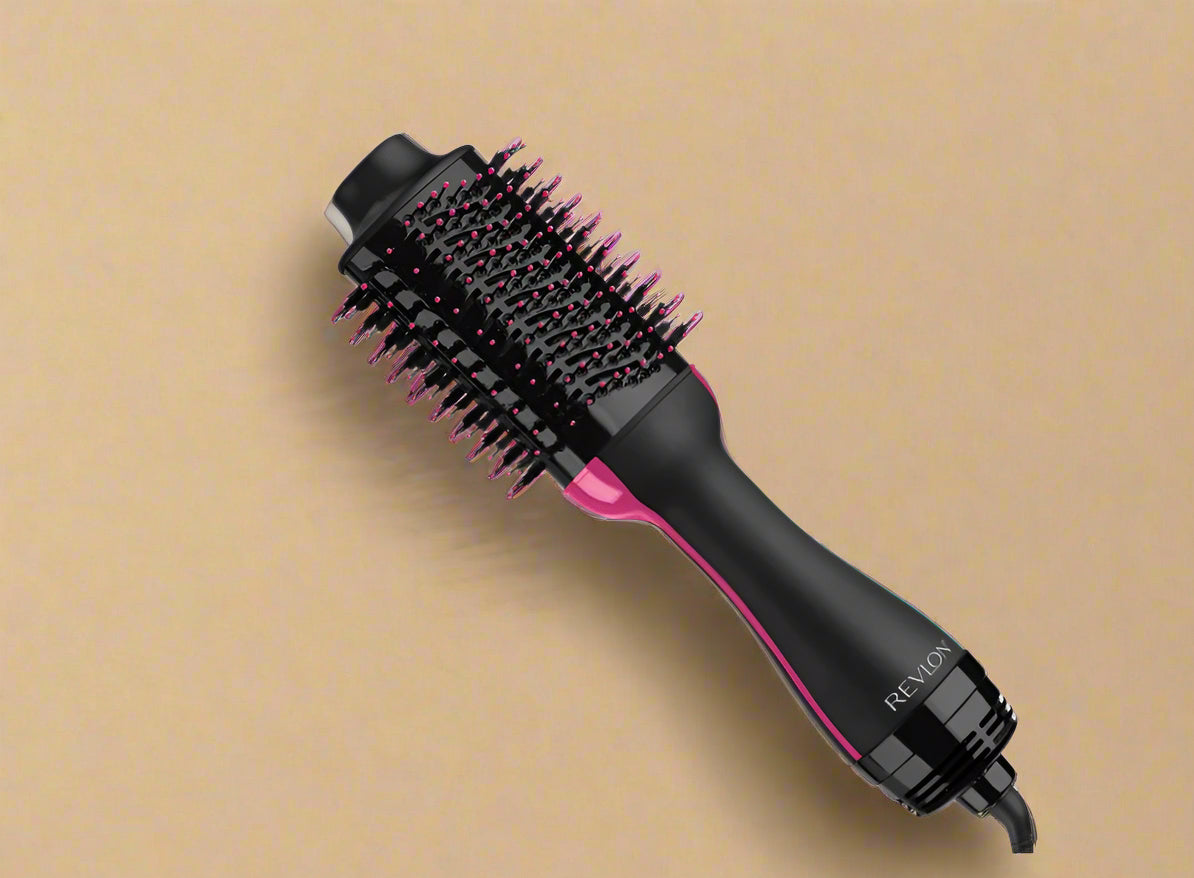 Revlon One-Step Hair Dryer And Volumizer Hot Air Brush, Black (37)