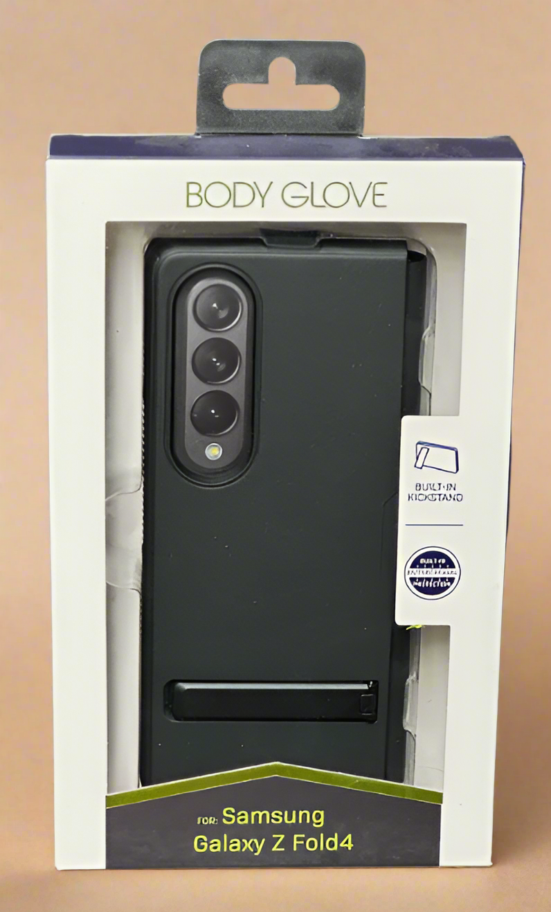 Open Box Body Glove Kickstand Case for Samsung Galaxy Z Fold4 - Black