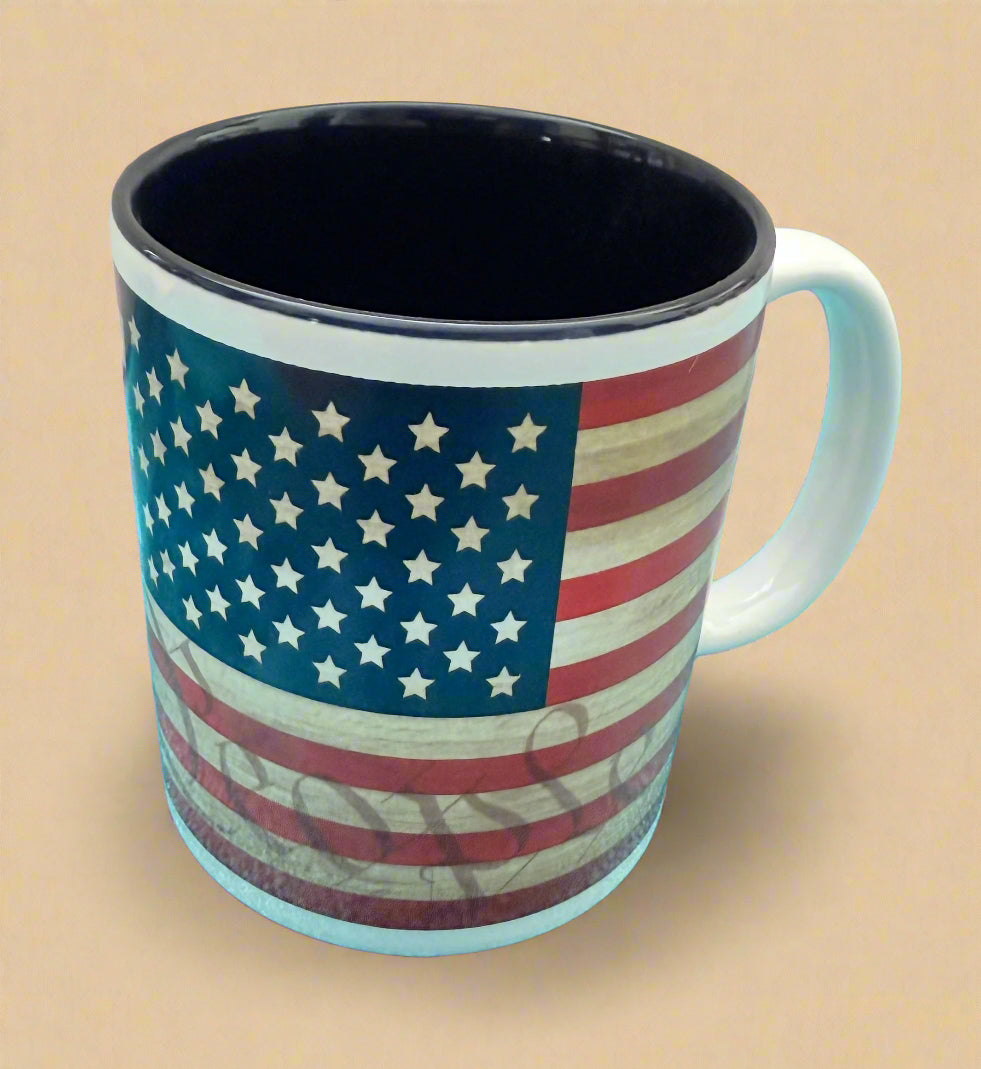 USA Flag Mug in Box