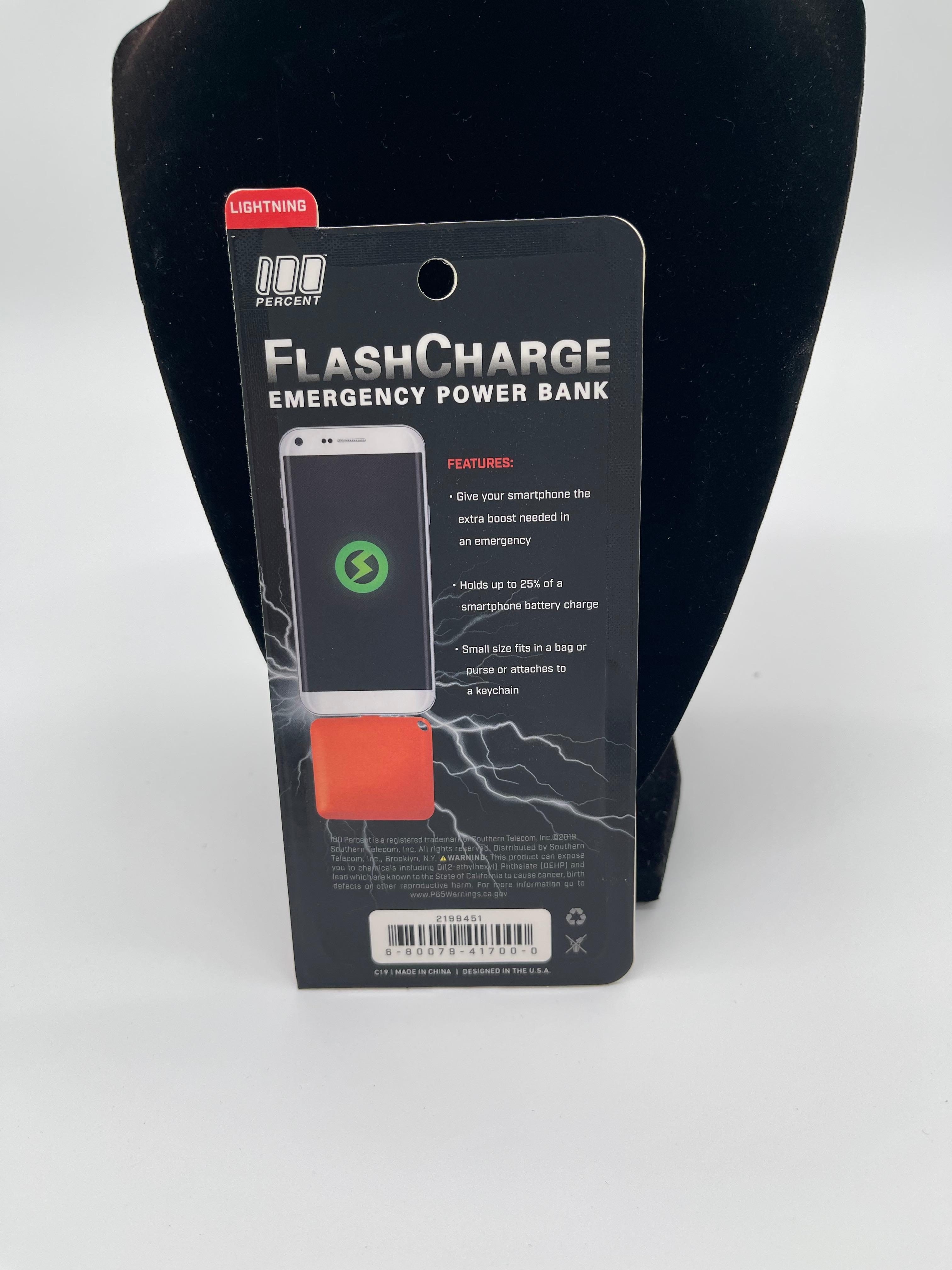 FlashCharge Emergency Power Bank USB-C