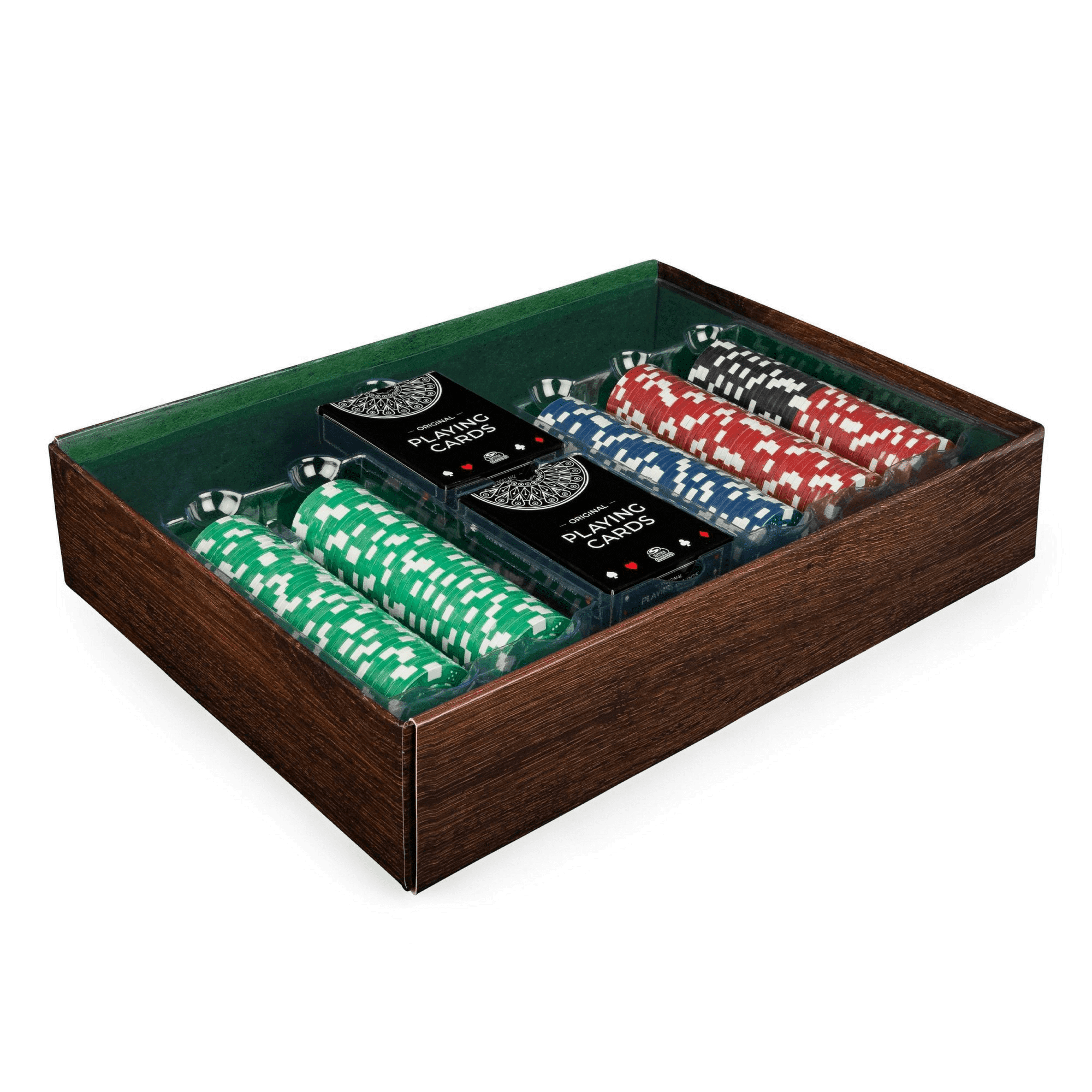 Game Gallery Deluxe Casino Set - Craps, Blackjack, Poker - Plastic