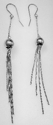Mulit Chain Drop with Fish Hook Earring