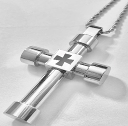 JEWLRY FASHION CROSS and IRON CROSS PENDANT with 22