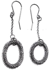 JEWELRY FASHION Mesh Oval Fish Hook