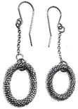 JEWELRY FASHION Mesh Oval Fish Hook
