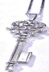 Fashion Key Pendant with  26" Chain in Box