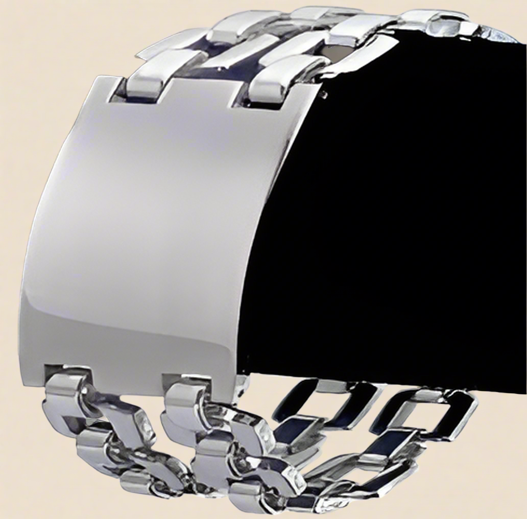 Fashion ID PlatedCable Link Bracelet 8.5"