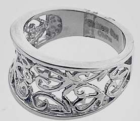 FASHION Filgree Band Ring