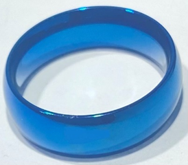 FASHION Blue Plated Band Ring