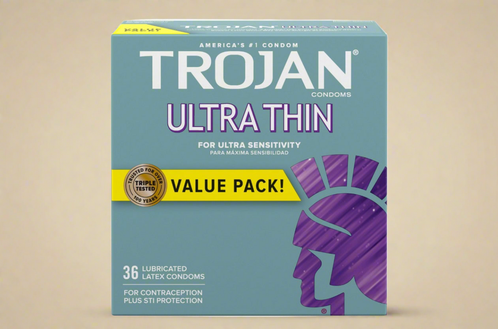 Trojan Ultra Thin Lubricated Condoms – 36 Pack