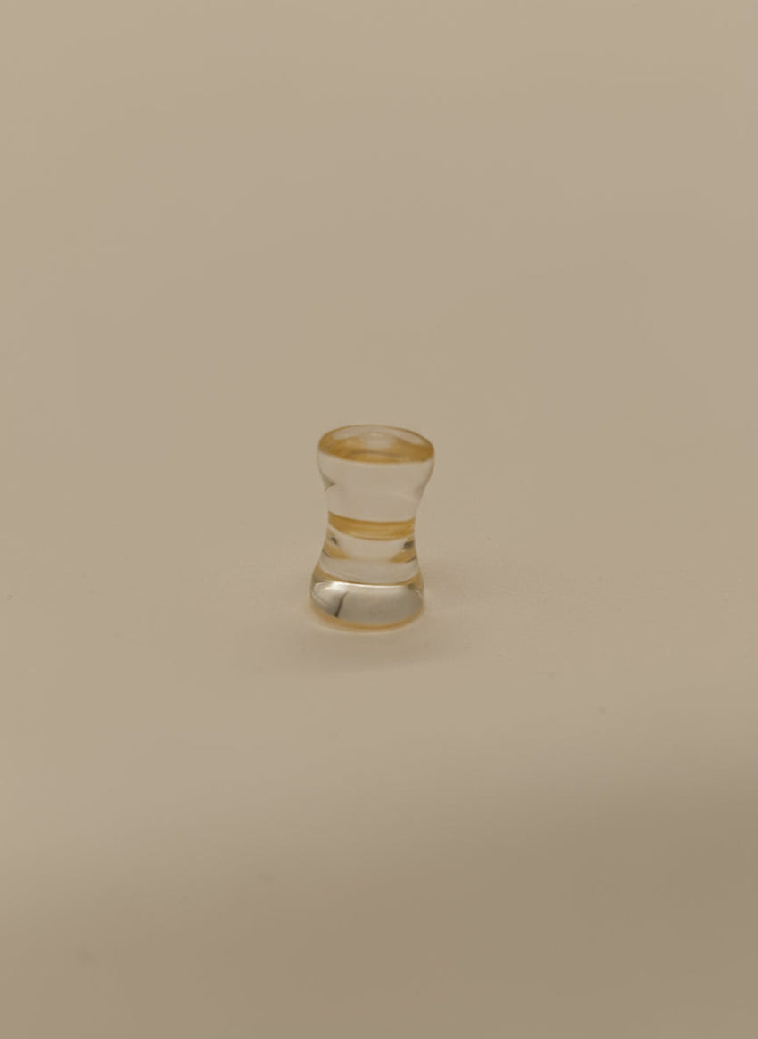 Opal Clear Double Flared Ear Plug Stretching Kit – 3 pcs Set