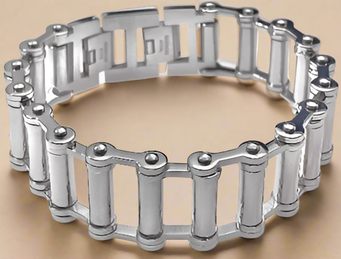 Fashion Bicycle Bracelet 8.5"