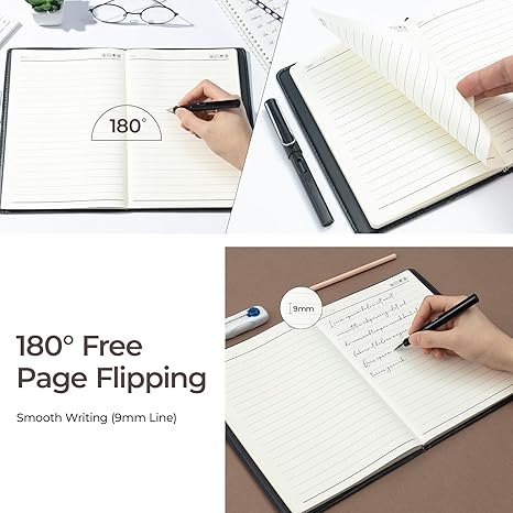 Large Capacity Notebook – 230 College Ruled Pages, Brown Cover