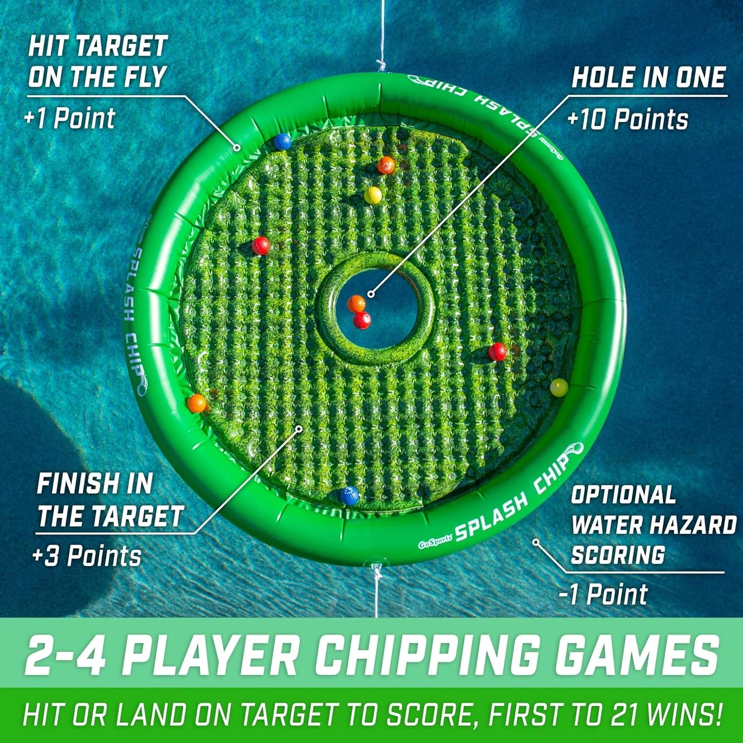 GO SPORTS SPLASH CHIP FLOATING GOLF GAME