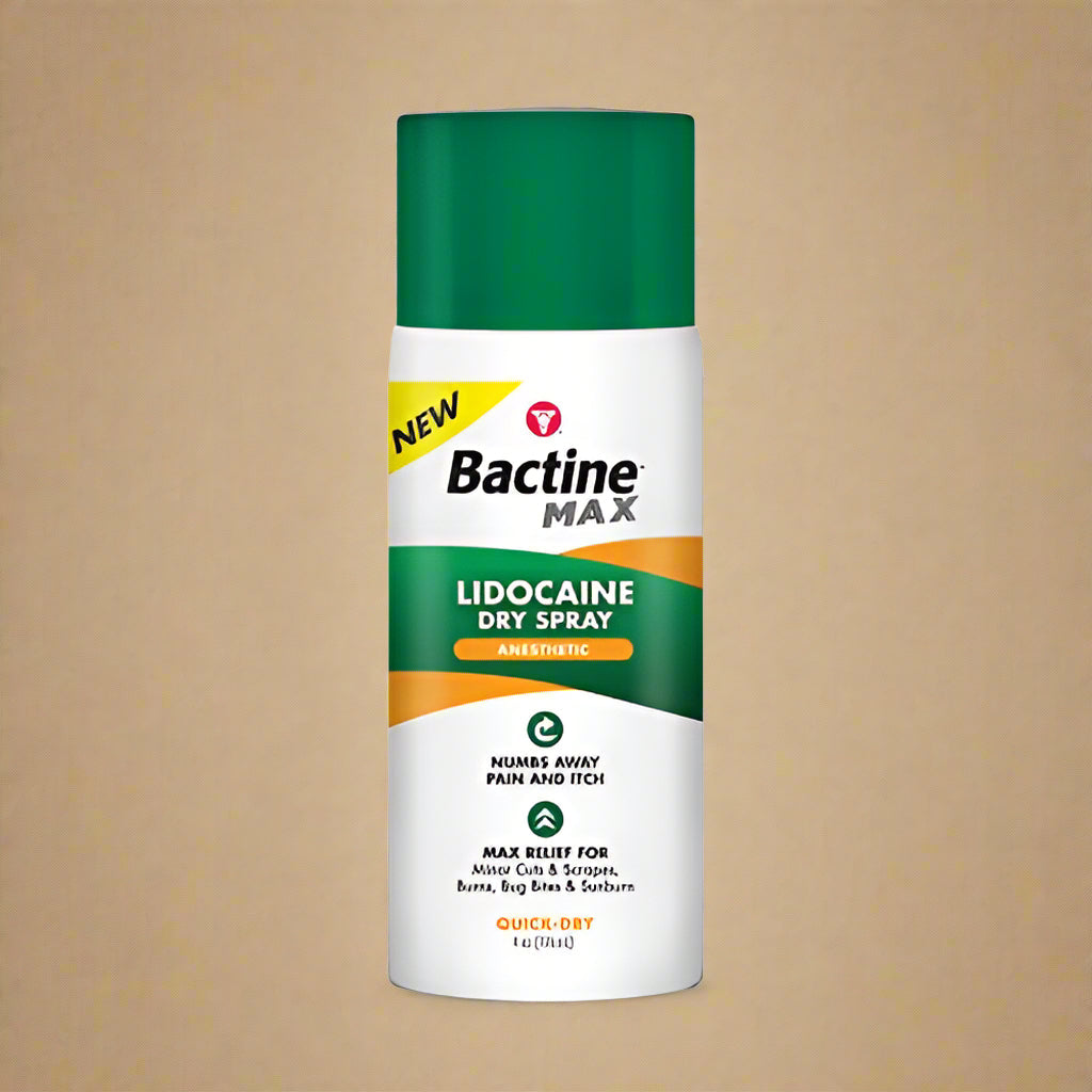 Bactine MAX Lidocaine Dry Spray – 4 oz