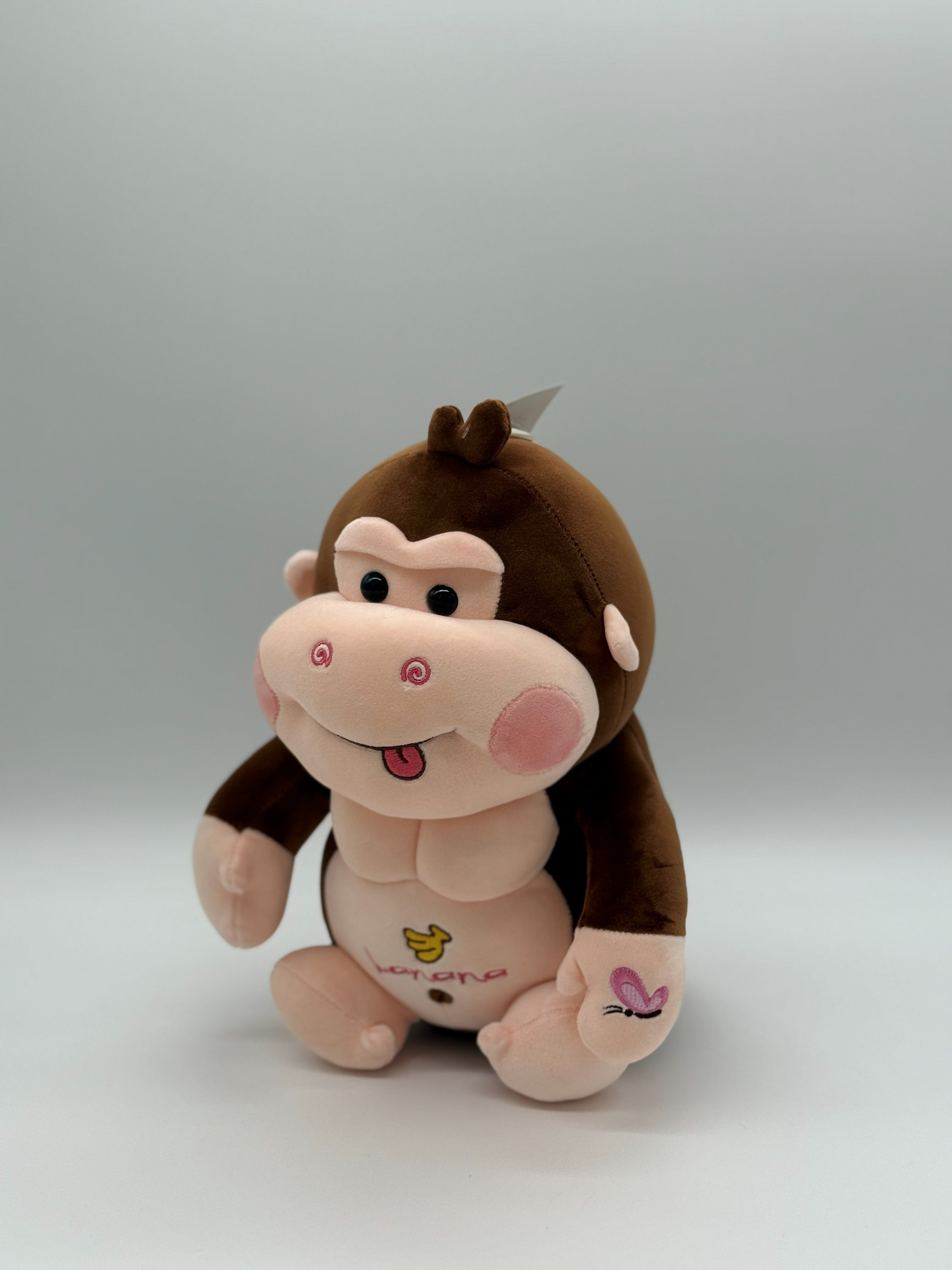 Soft Plush King Kong Stuffed Animal Toy – Medium Size (10" to 14")