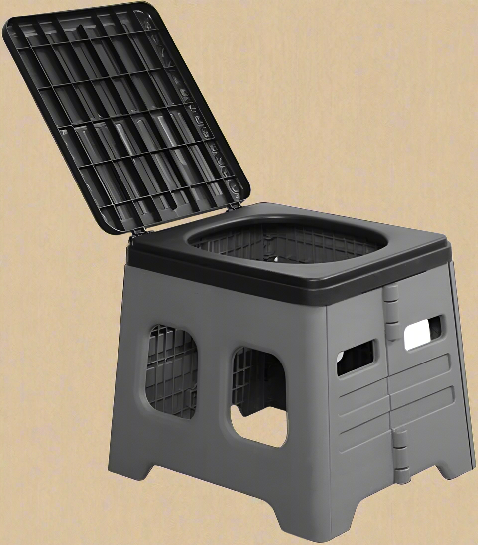 VANZACK Foldable Portable Car Camping Toilet – Emergency Travel Potty for Outdoor Use