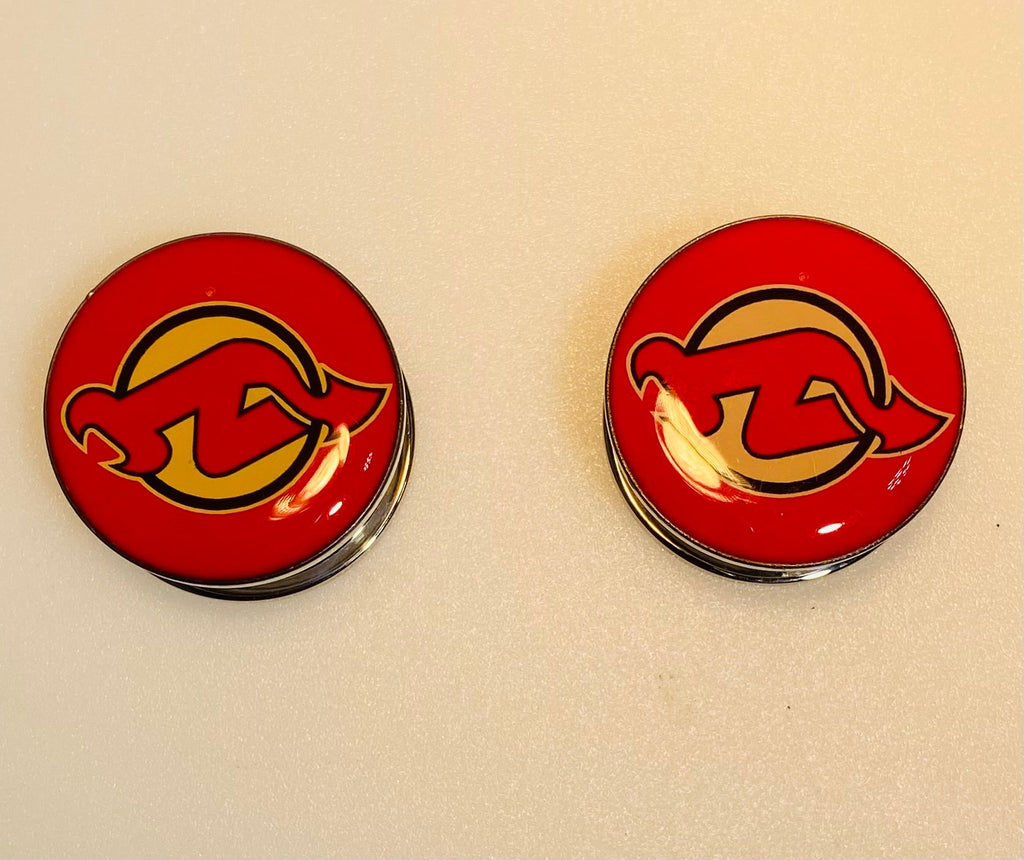 New Jersey Devils EAR PLUG 1" stainless Steel