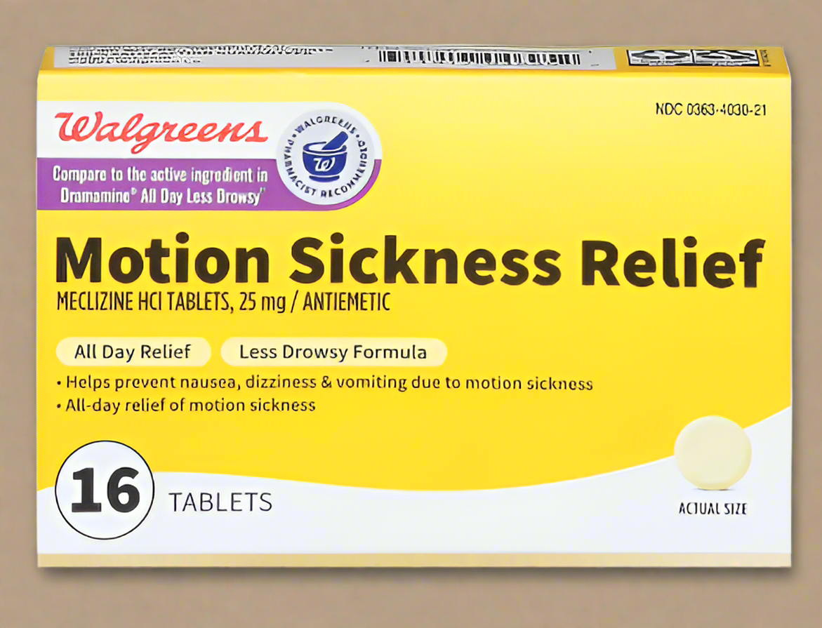 Walgreens Motion Sickness Relief Tablets, 16.0 ea