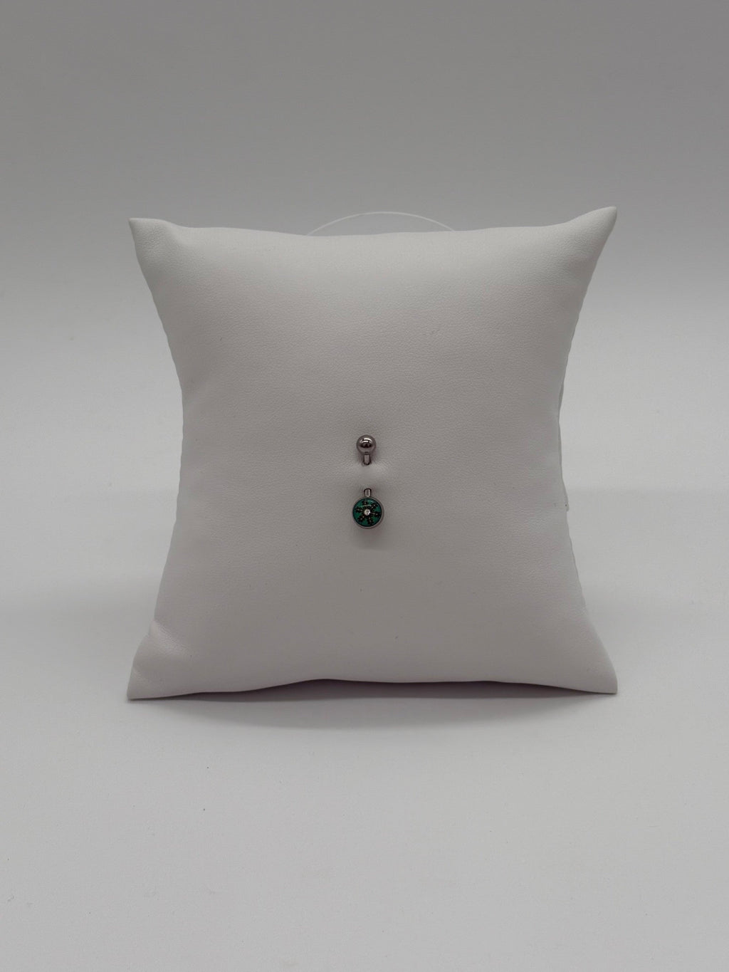 Titanium Snowflake Logo Belly Button Ring