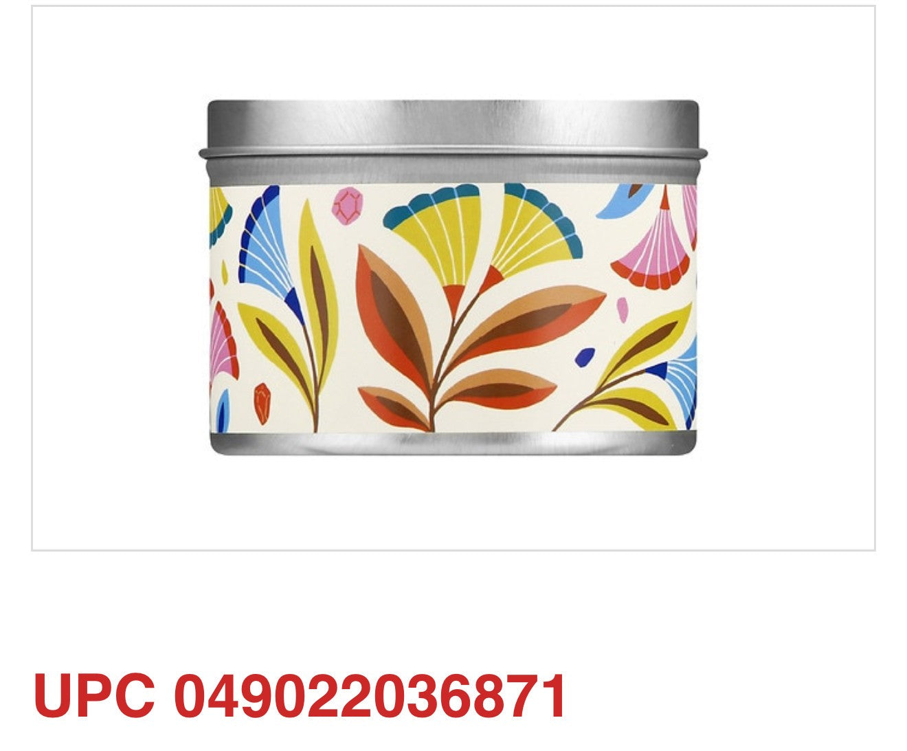 CompleteHome Candle Tin – Egyptian Amber (5 oz)