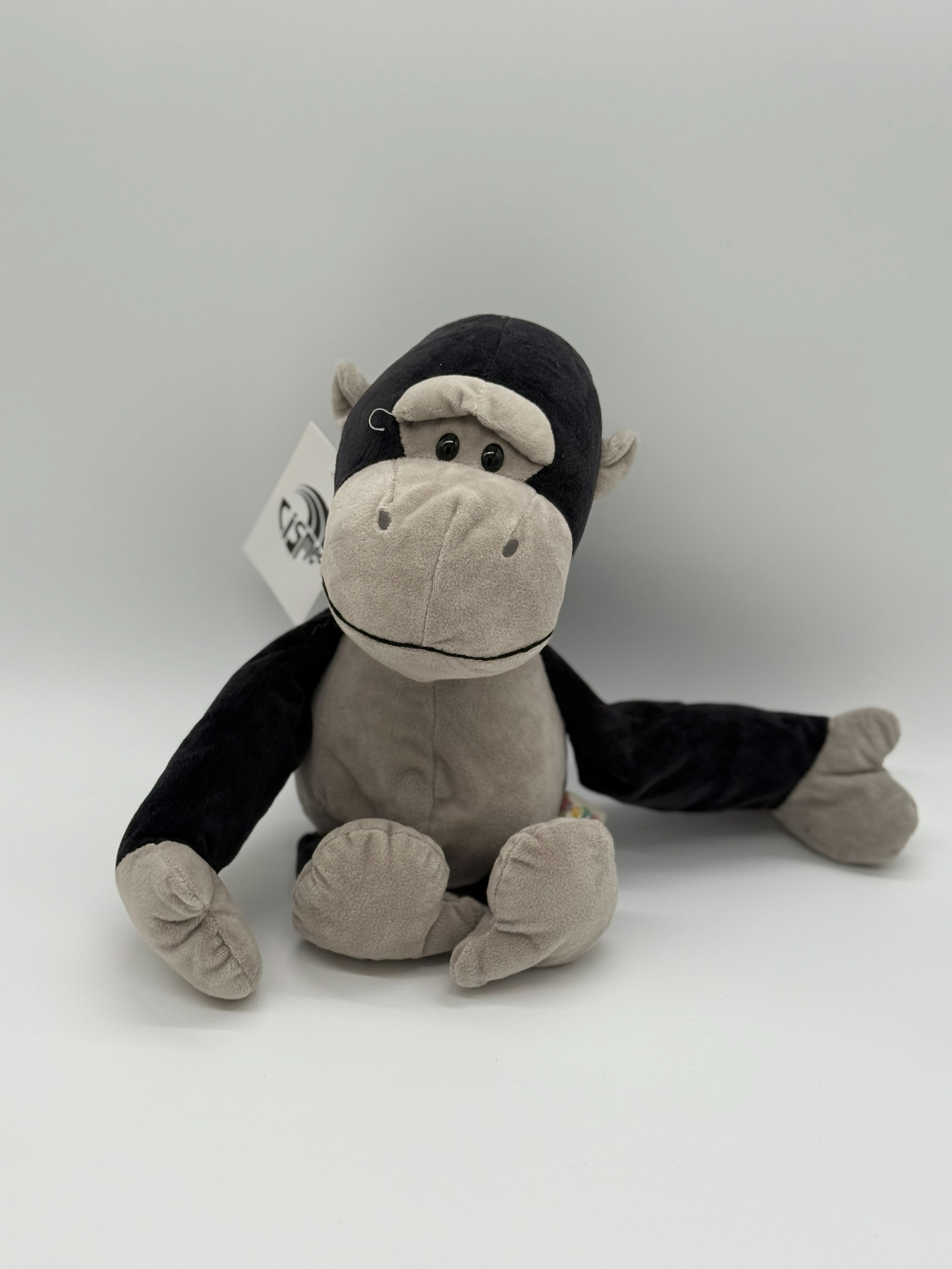 Soft Plush Gorilla Stuffed Animal Toy – Medium Size (10" to 14")
